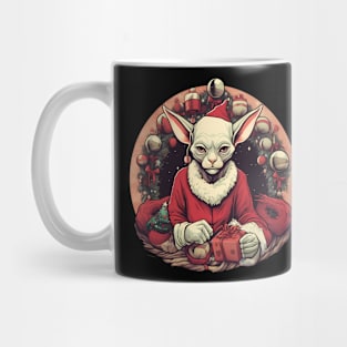 Sphynx Cat Xmas, Love Cats Mug